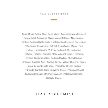 Full ingredient list