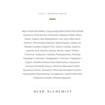 Full ingredient list